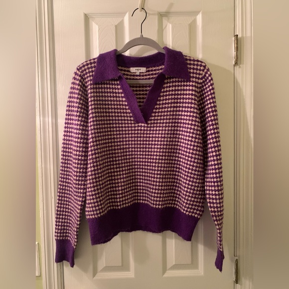 Anthropologie Sunoco geo polo sweater - Picture 3 of 5